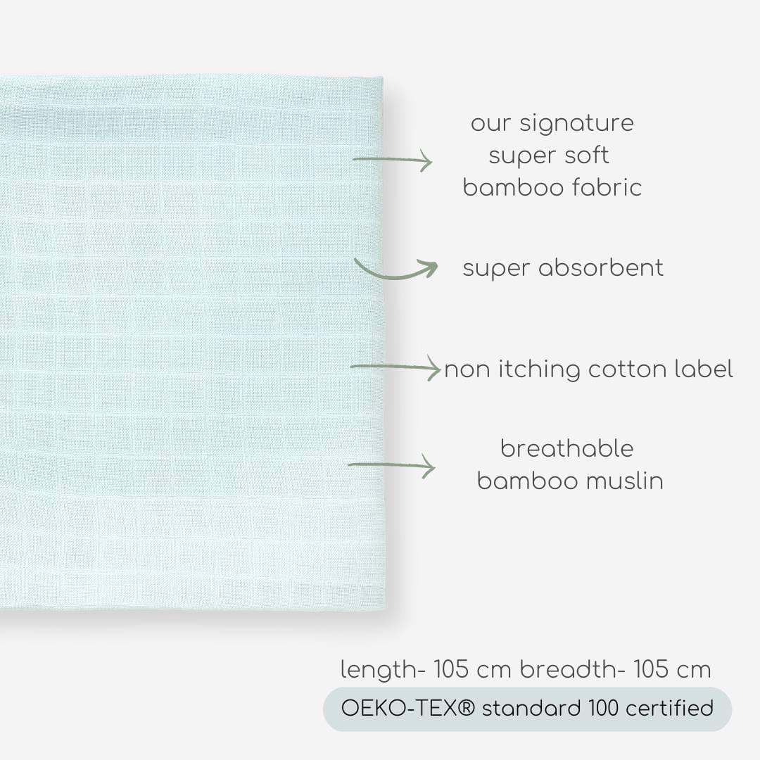 bamboo muslin baby swaddle/towel