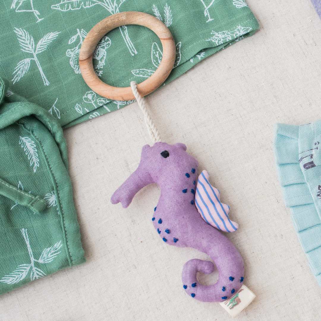 cotton soft toy + teether