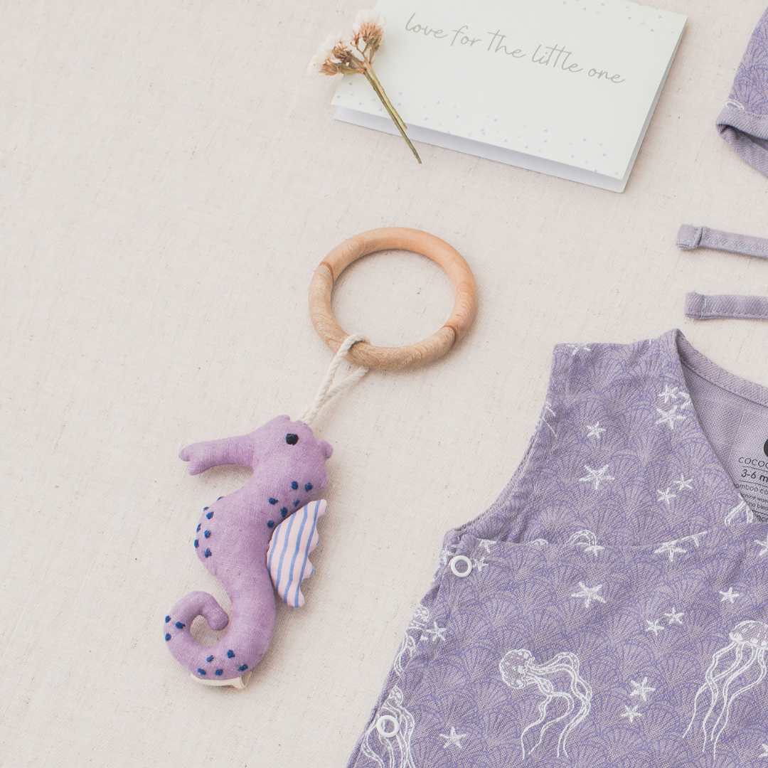 cotton soft toy + teether