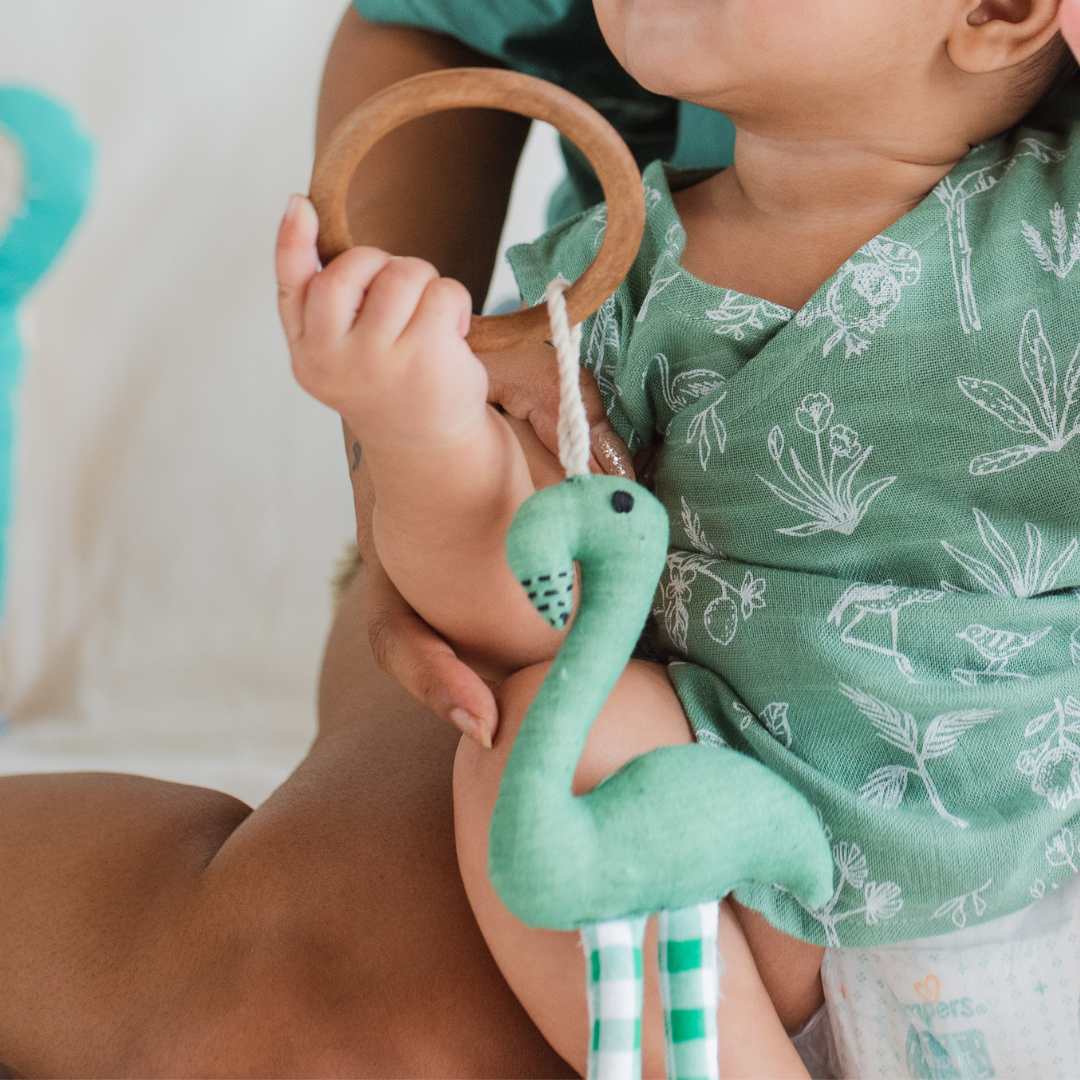 cotton soft toy + teether