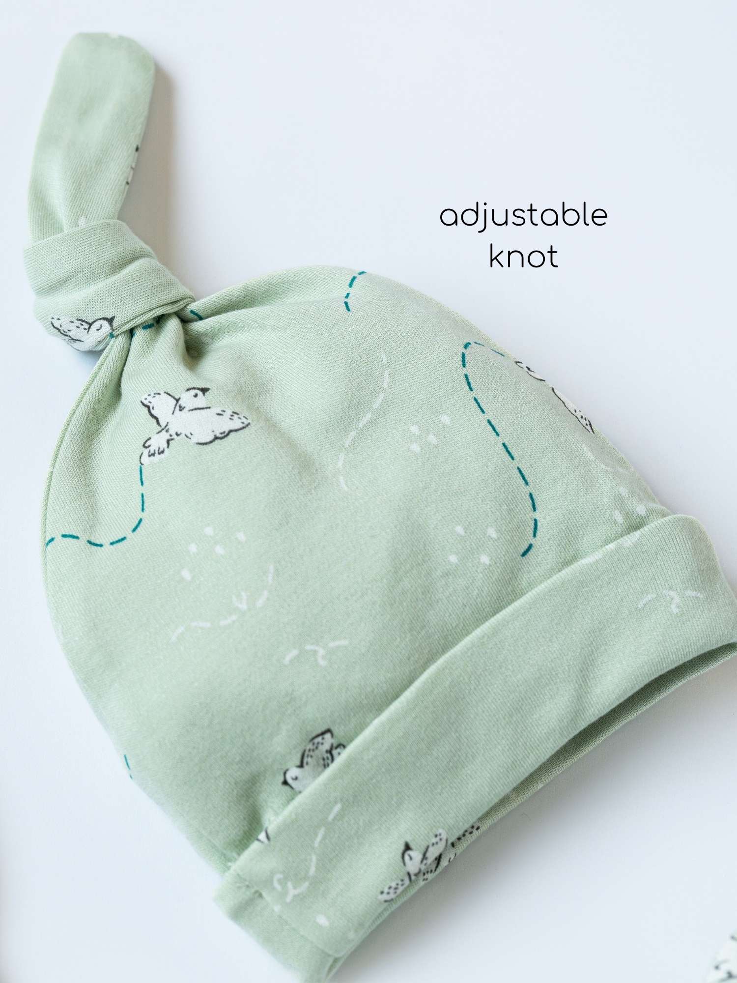 newborn baby bamboo cap mittens socks combo - prints