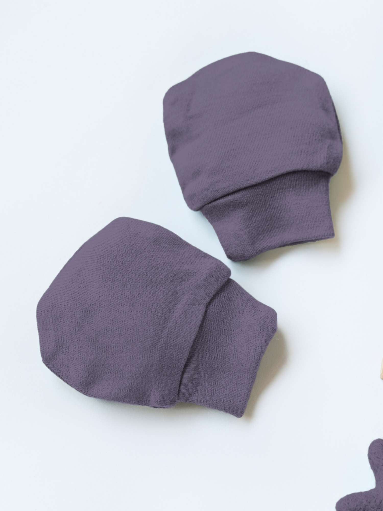 newborn baby bamboo cap mittens socks combo - solid colours