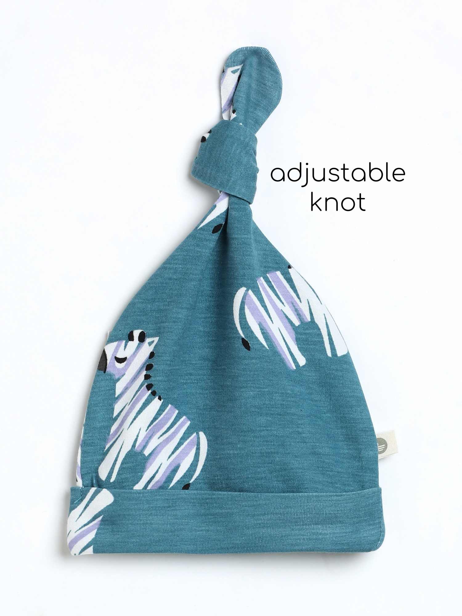 newborn baby bamboo cap mittens socks combo - prints