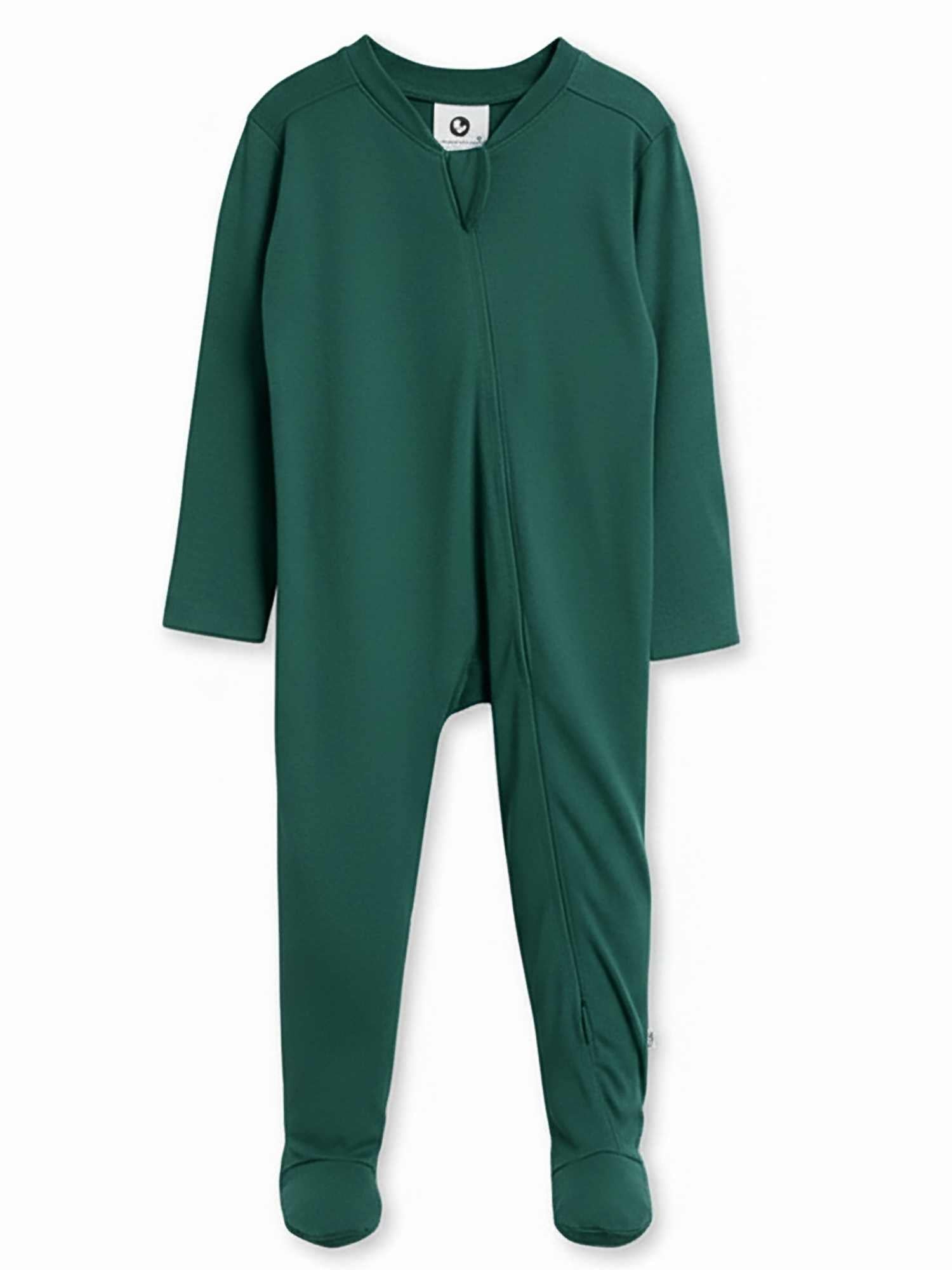 bamboo footed sleepsuit - christmas collection