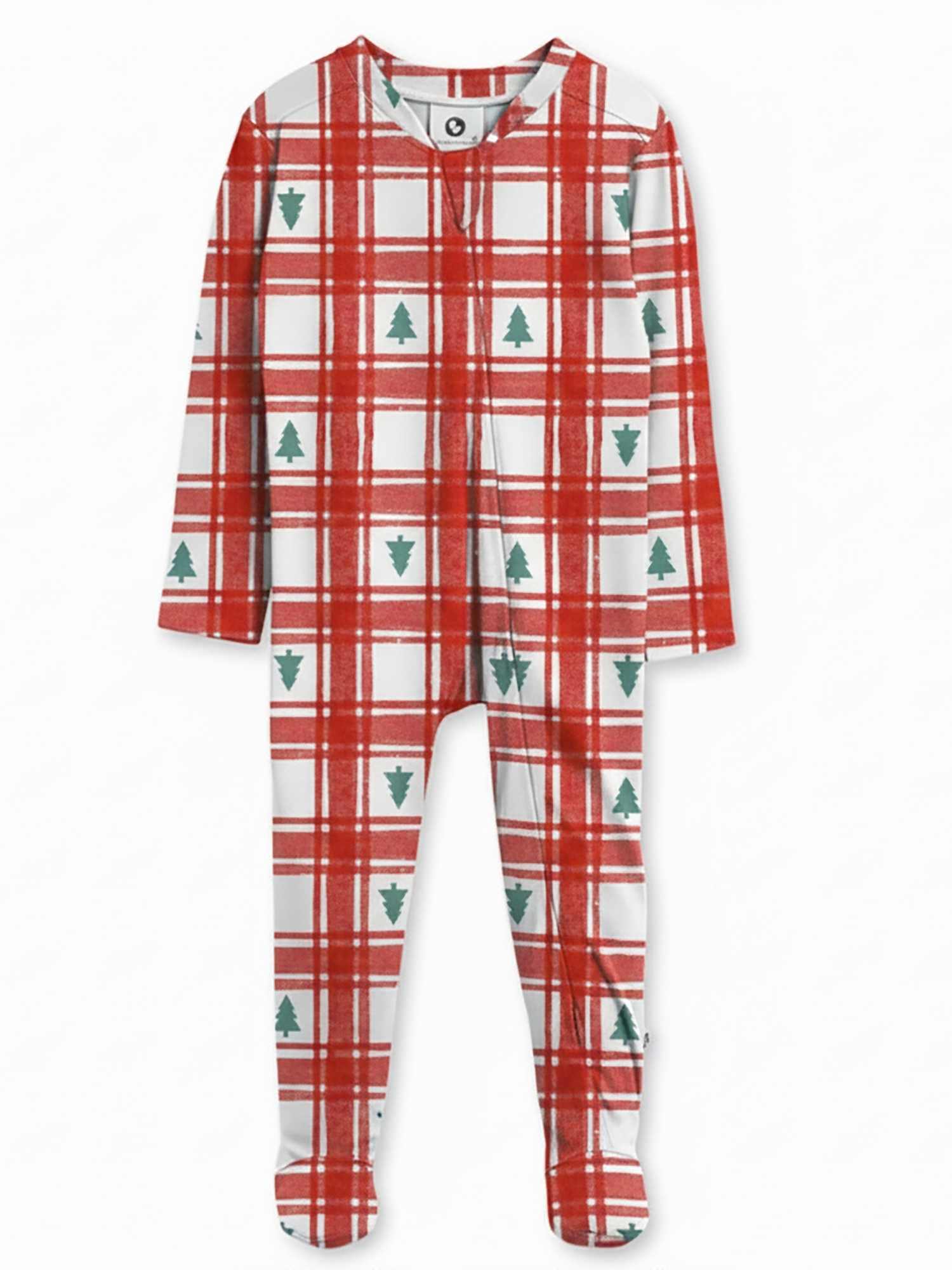 bamboo footed sleepsuit - christmas collection