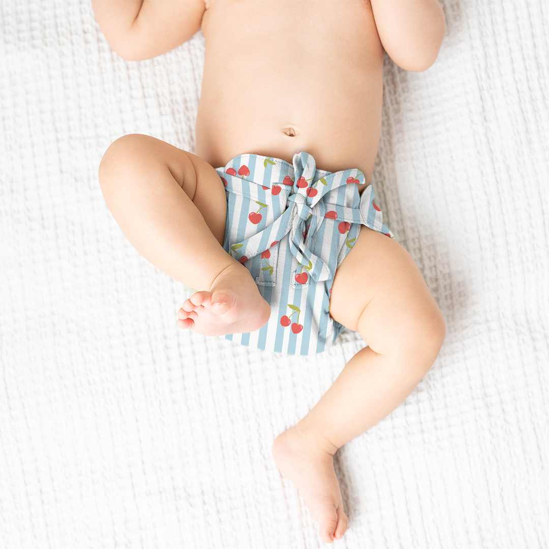 bamboo knit cloth nappy - prints