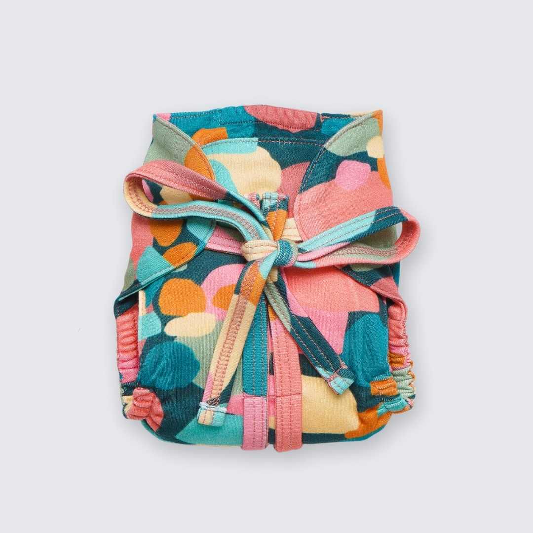 bamboo knit cloth nappy - prints