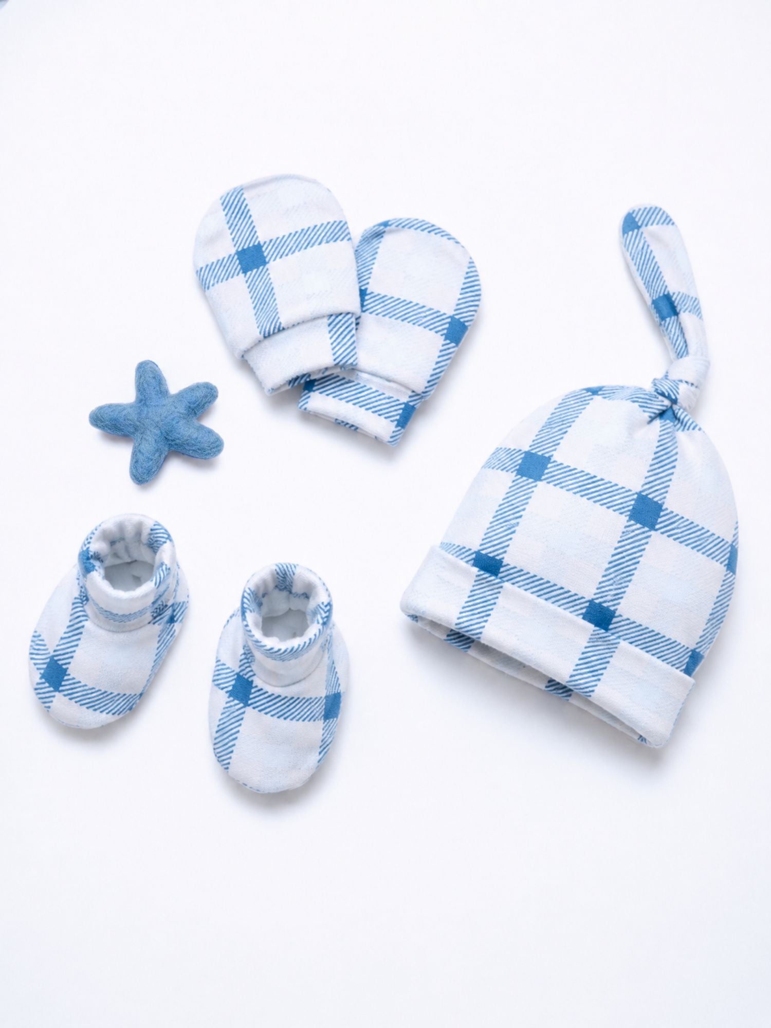newborn baby bamboo cap mittens socks combo