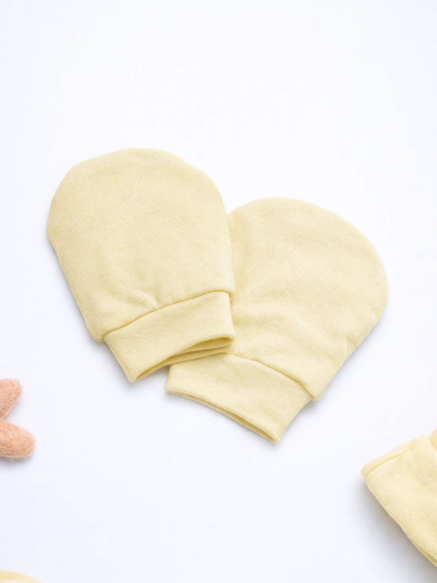 newborn baby bamboo cap mittens socks combo
