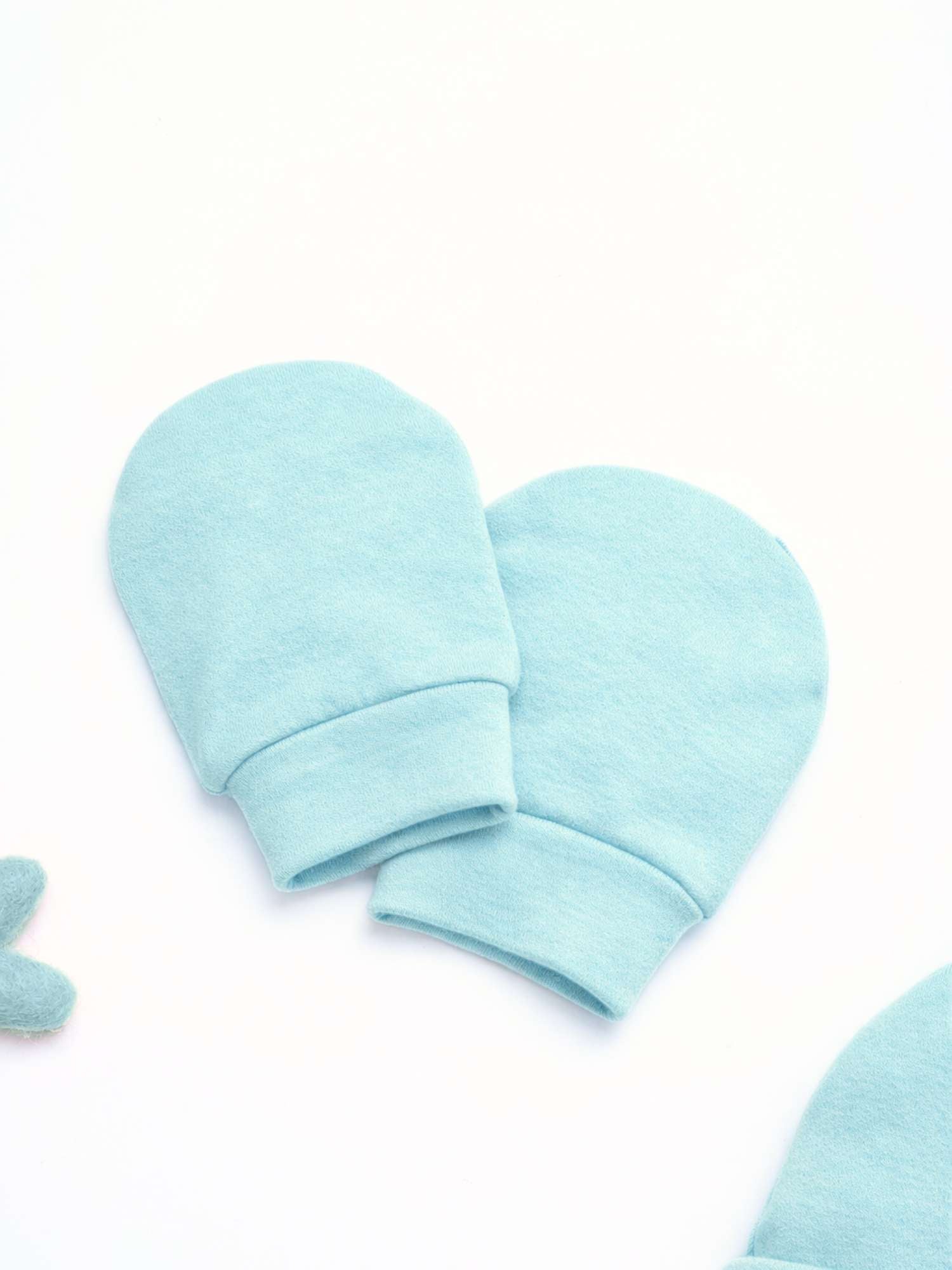 newborn baby bamboo cap mittens socks combo