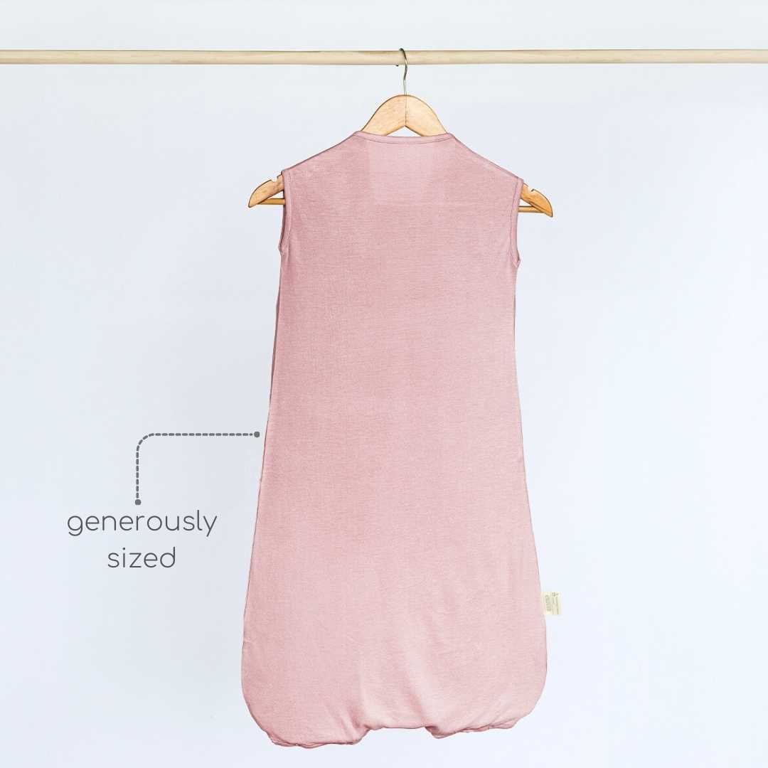 bamboo sleeping bag with foot opening - solid colours