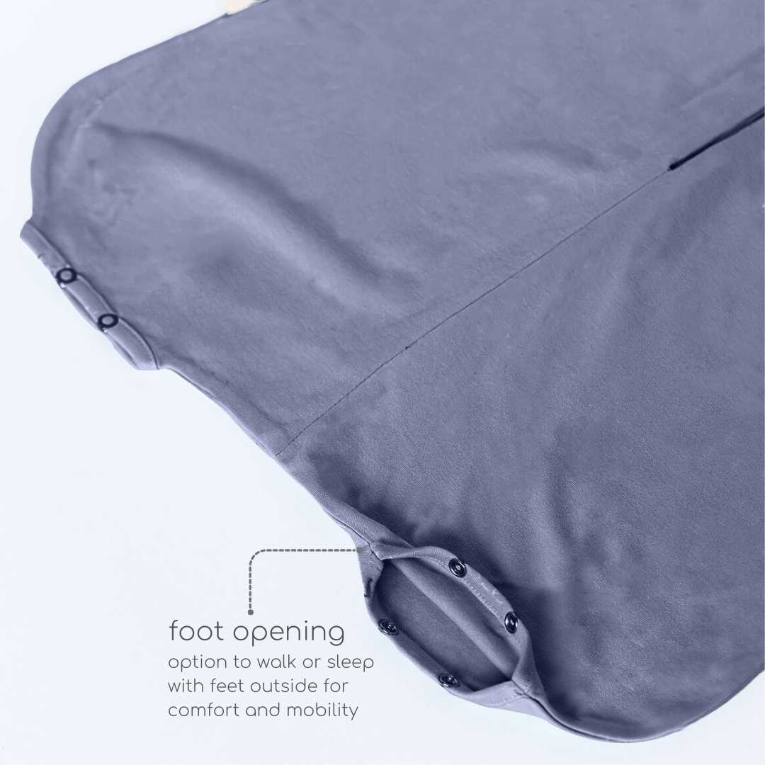 bamboo sleeping bag with foot opening - solid colours