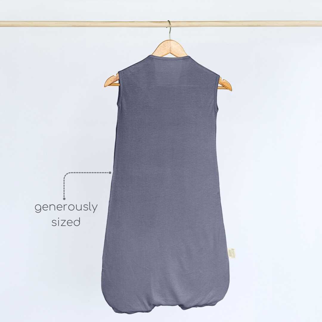bamboo sleeping bag with foot opening - solid colours
