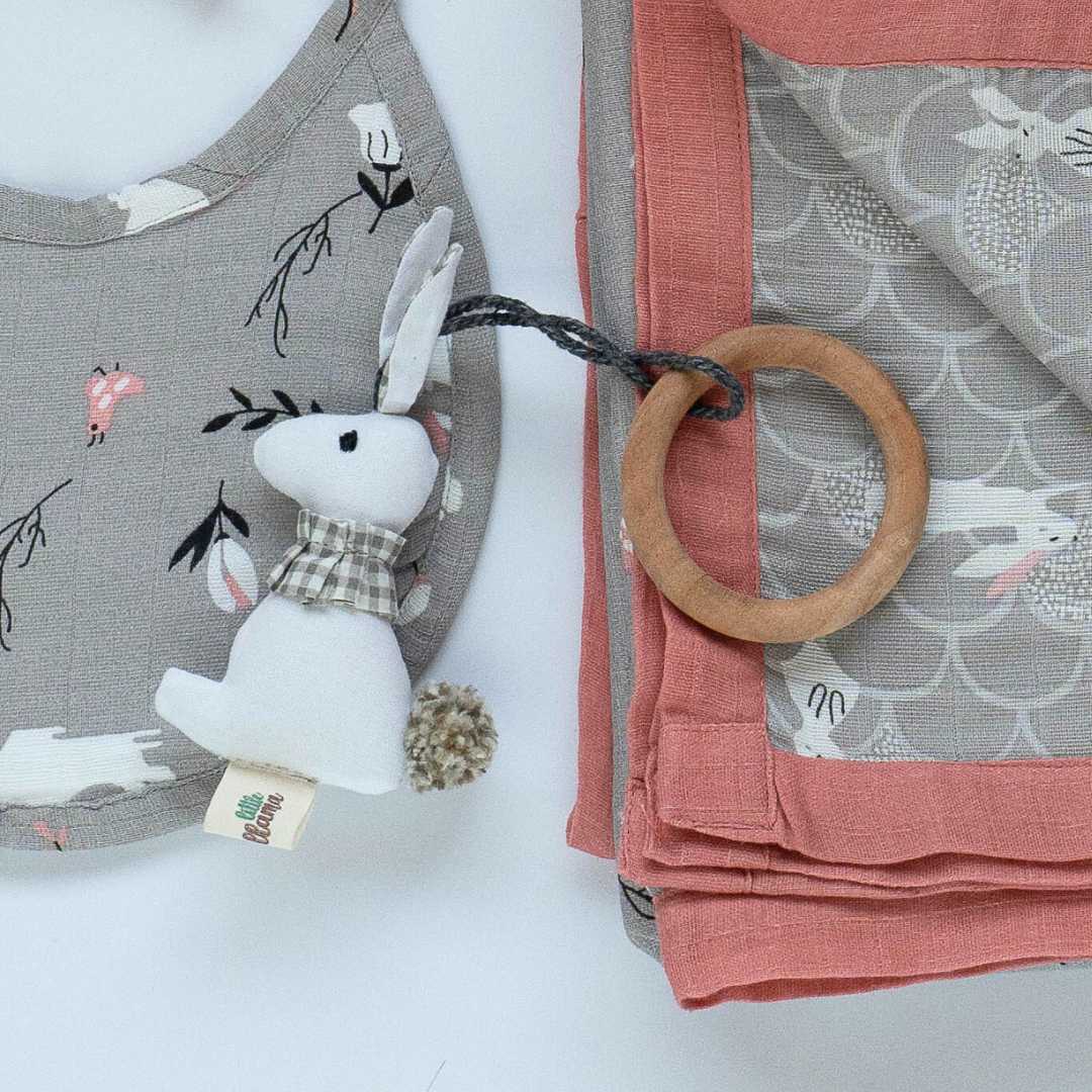 cotton soft toy + teether