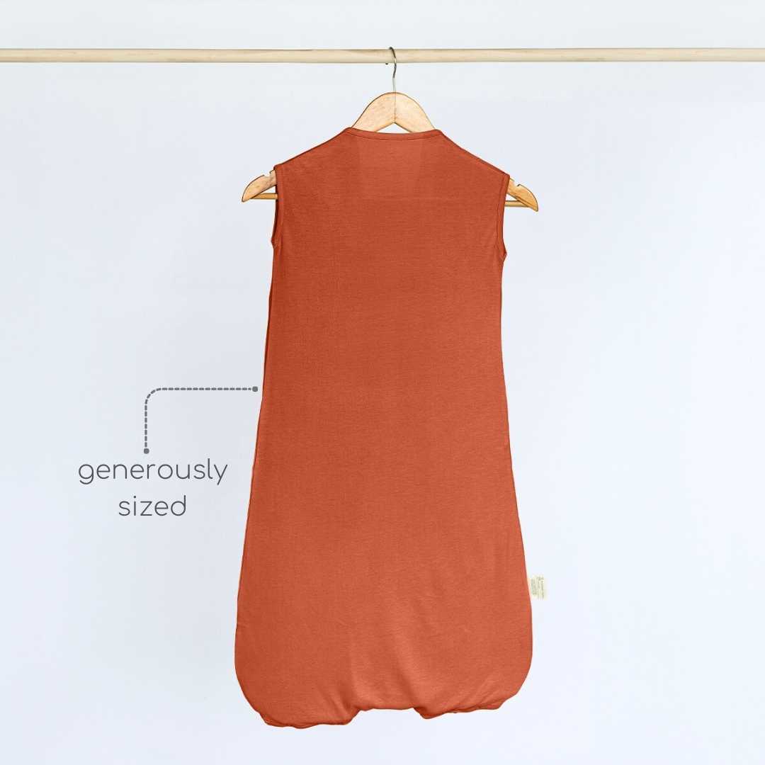 bamboo sleeping bag with foot opening - solid colours