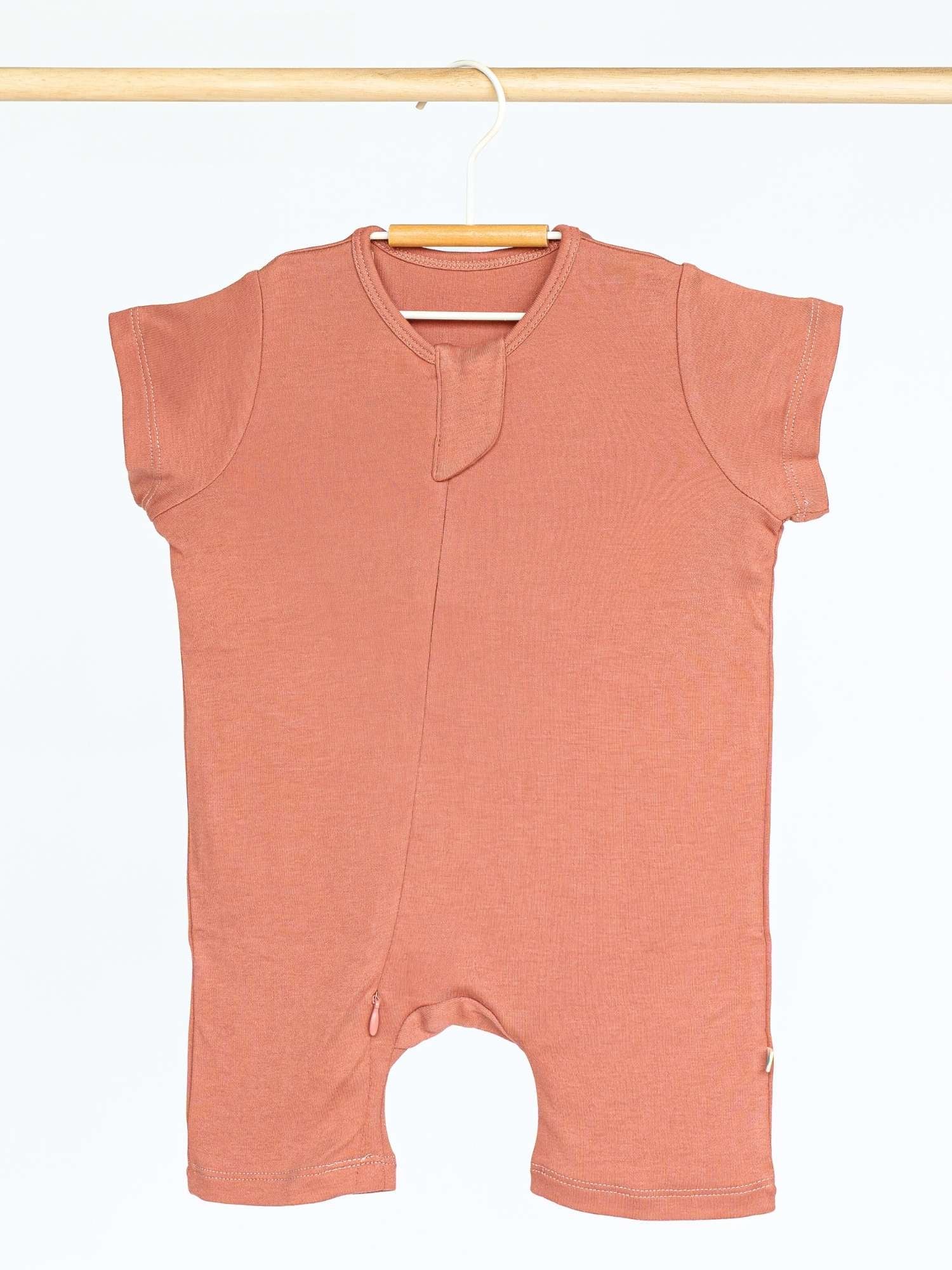 short sleeve bamboo romper