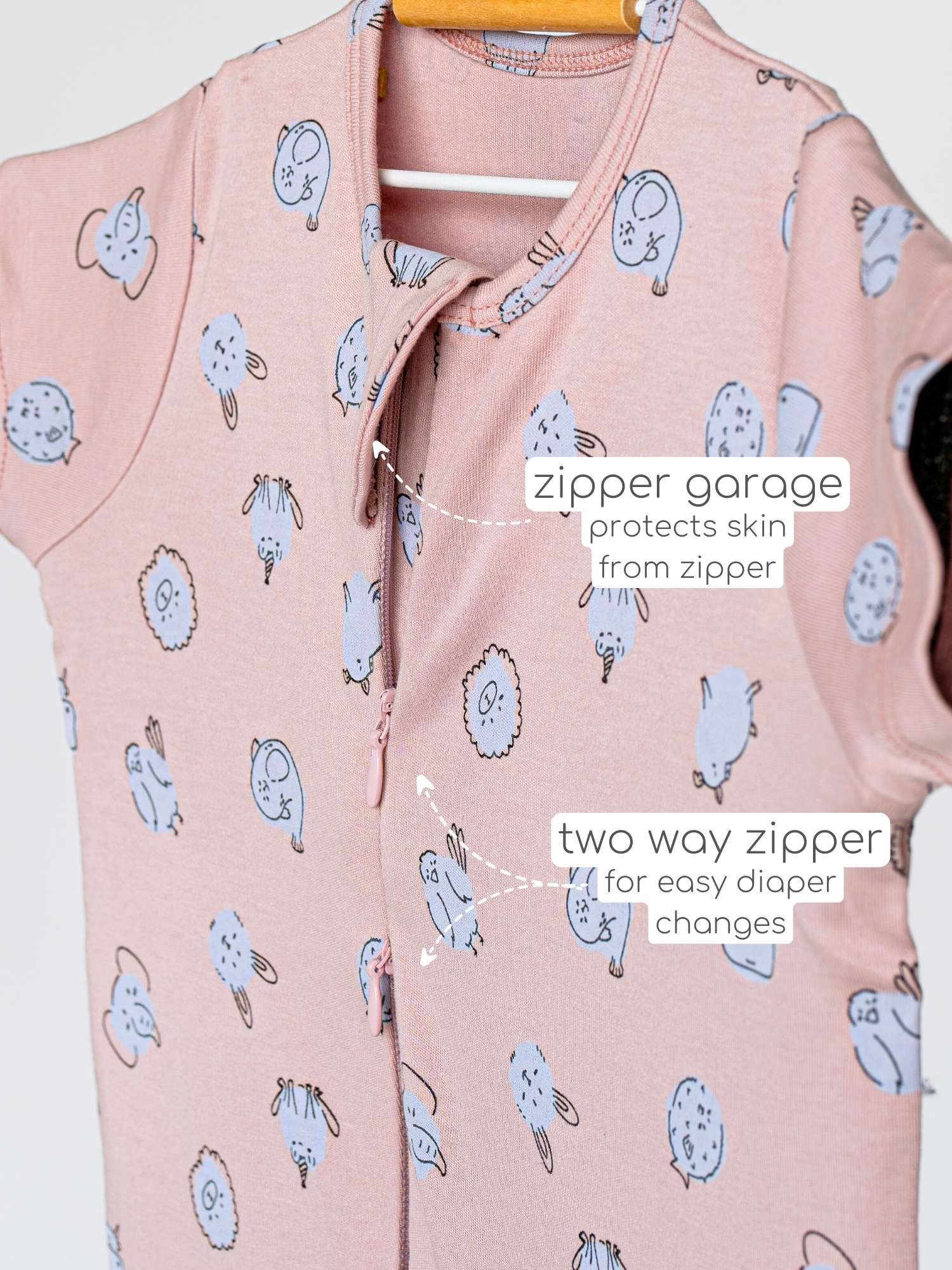 short sleeve bamboo romper