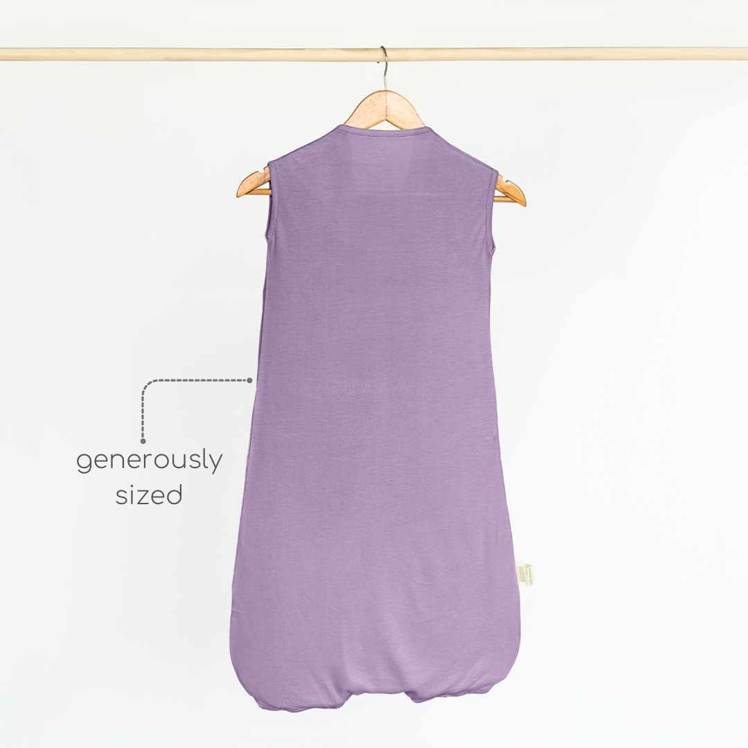 bamboo sleeping bag with foot opening - solid colours