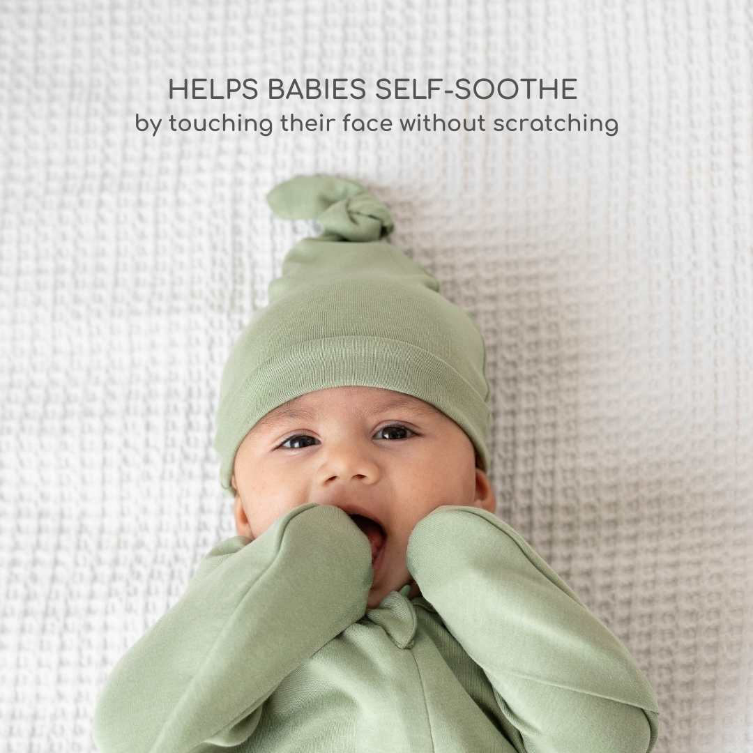 bamboo hands up swaddle pod for baby - solid colours