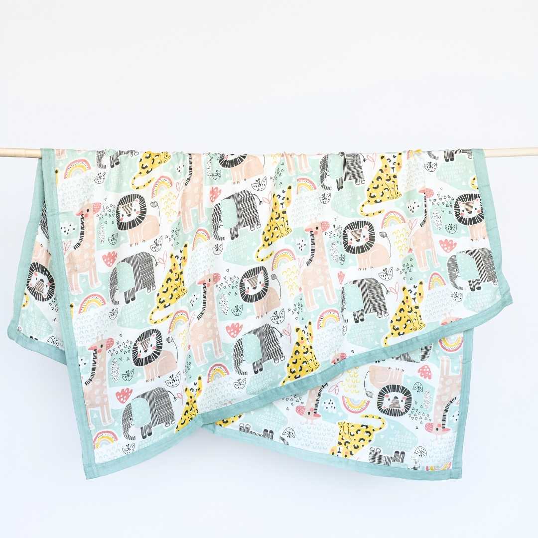 bamboo blanket & swaddle set