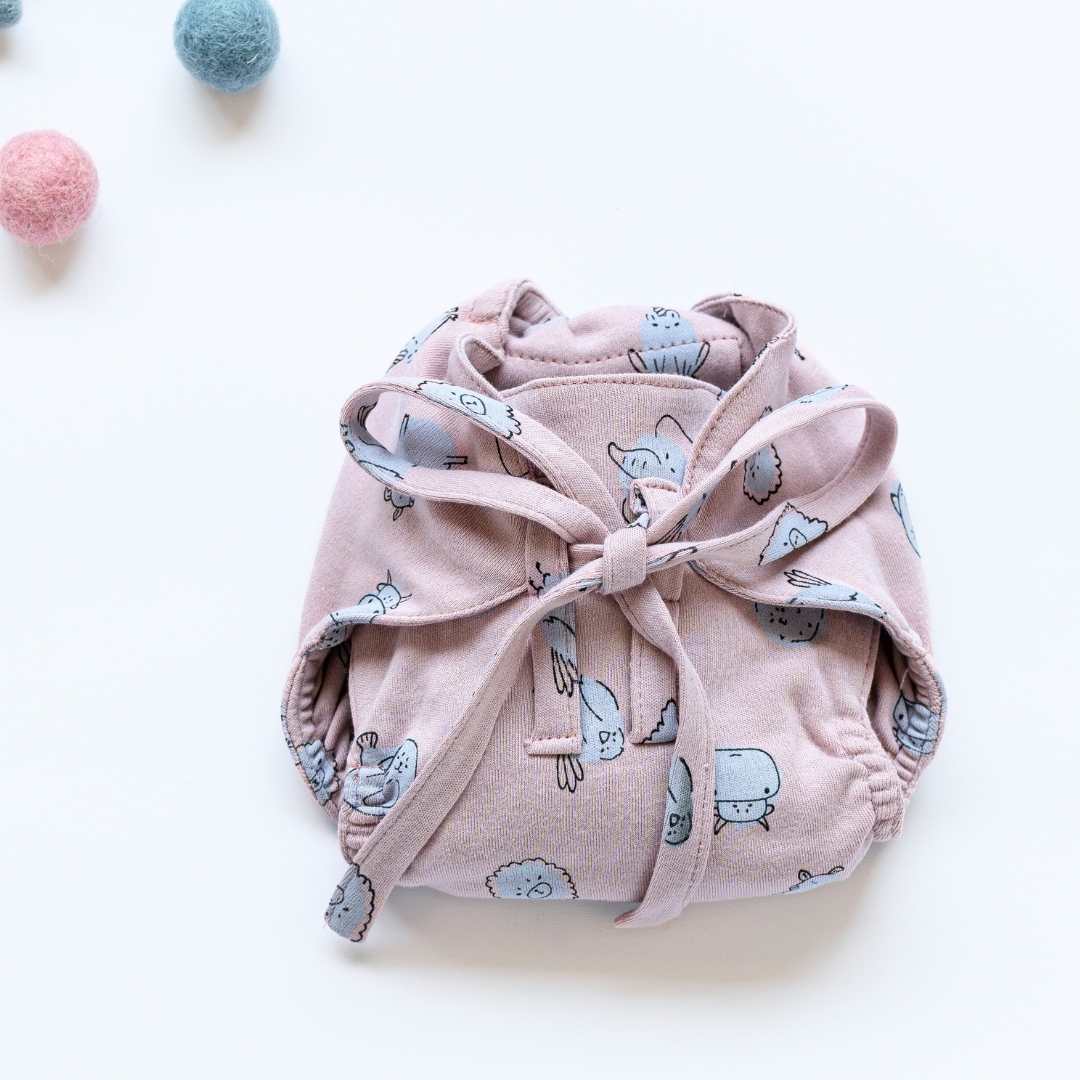 bamboo knit cloth nappy - prints