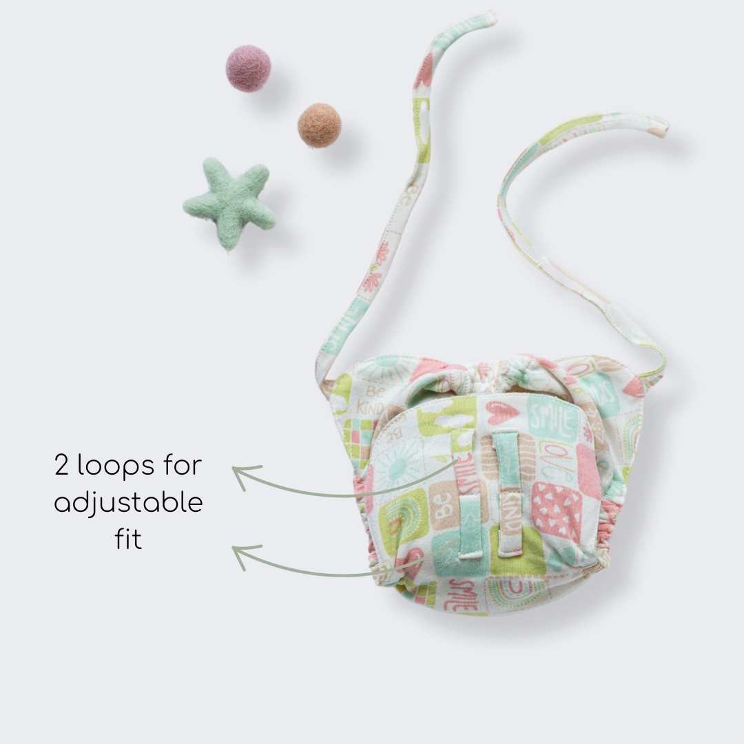 bamboo knit cloth nappy - prints