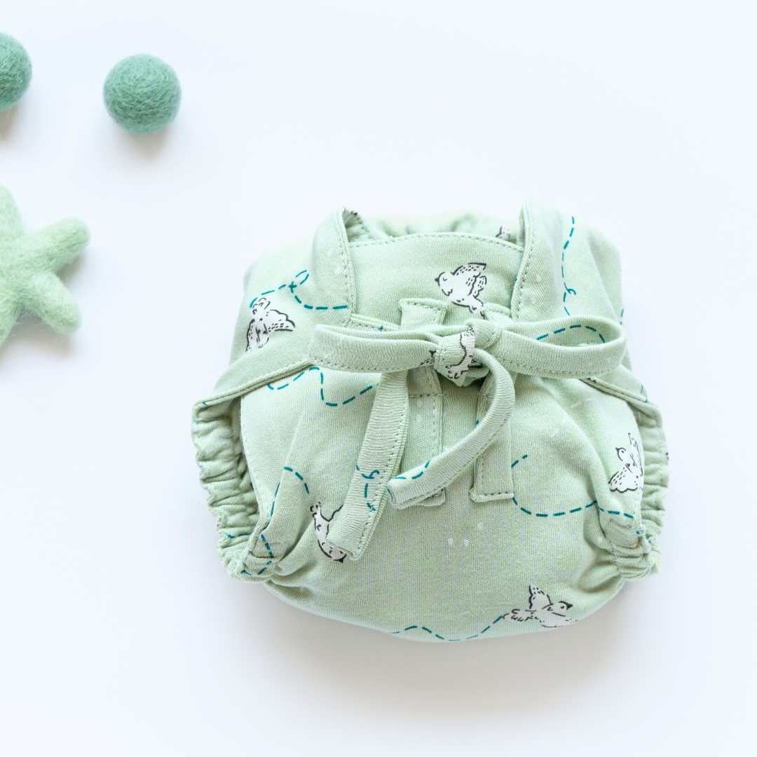 bamboo knit cloth nappy - prints