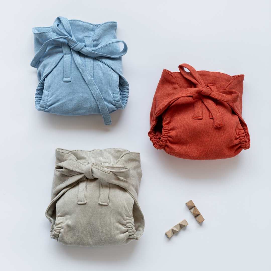 bamboo knit cloth nappy pack of 3