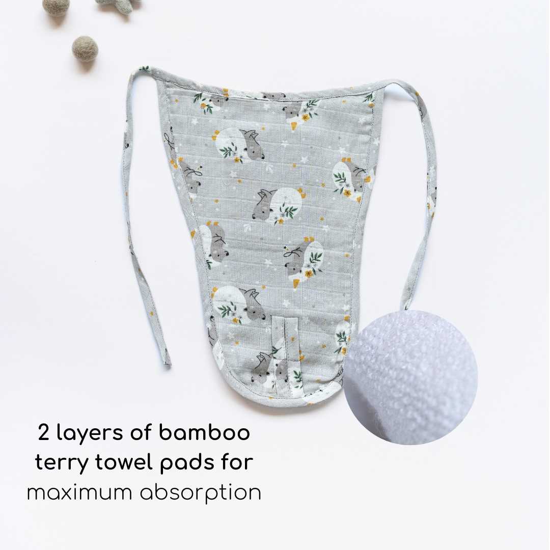 bamboo muslin cloth nappy pack of 2