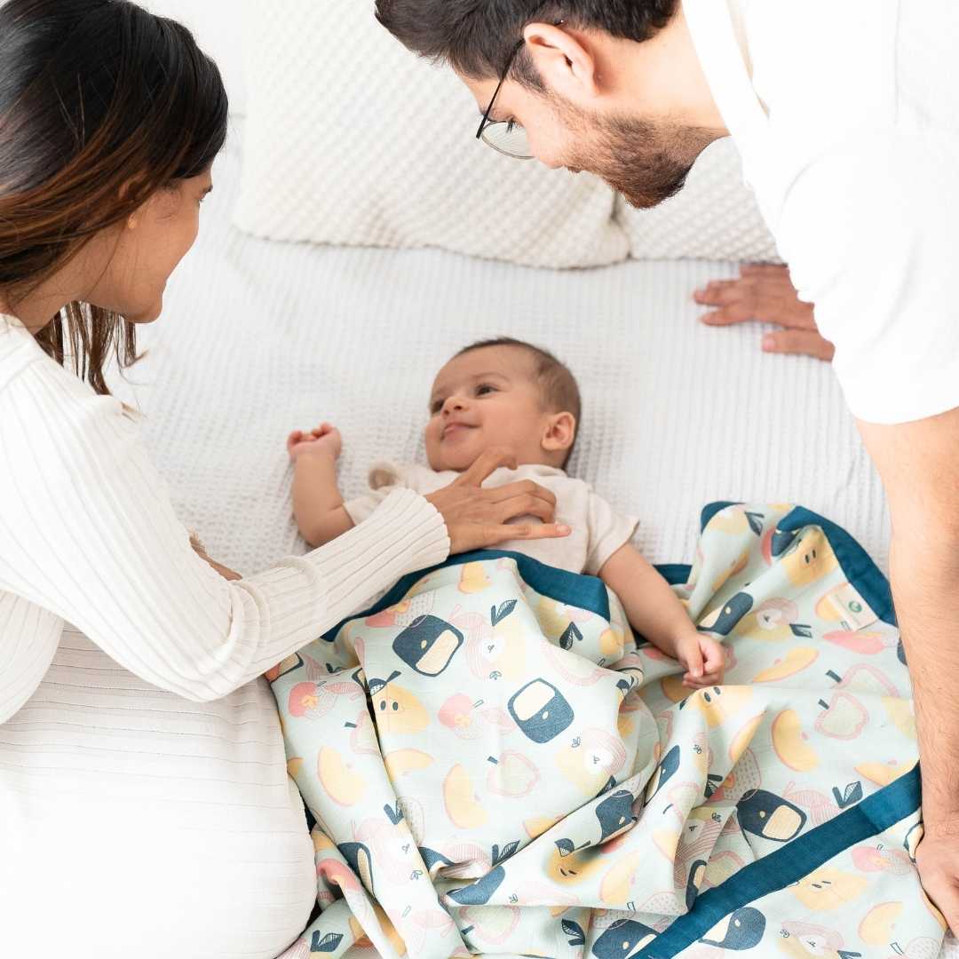 bamboo blanket & swaddle set