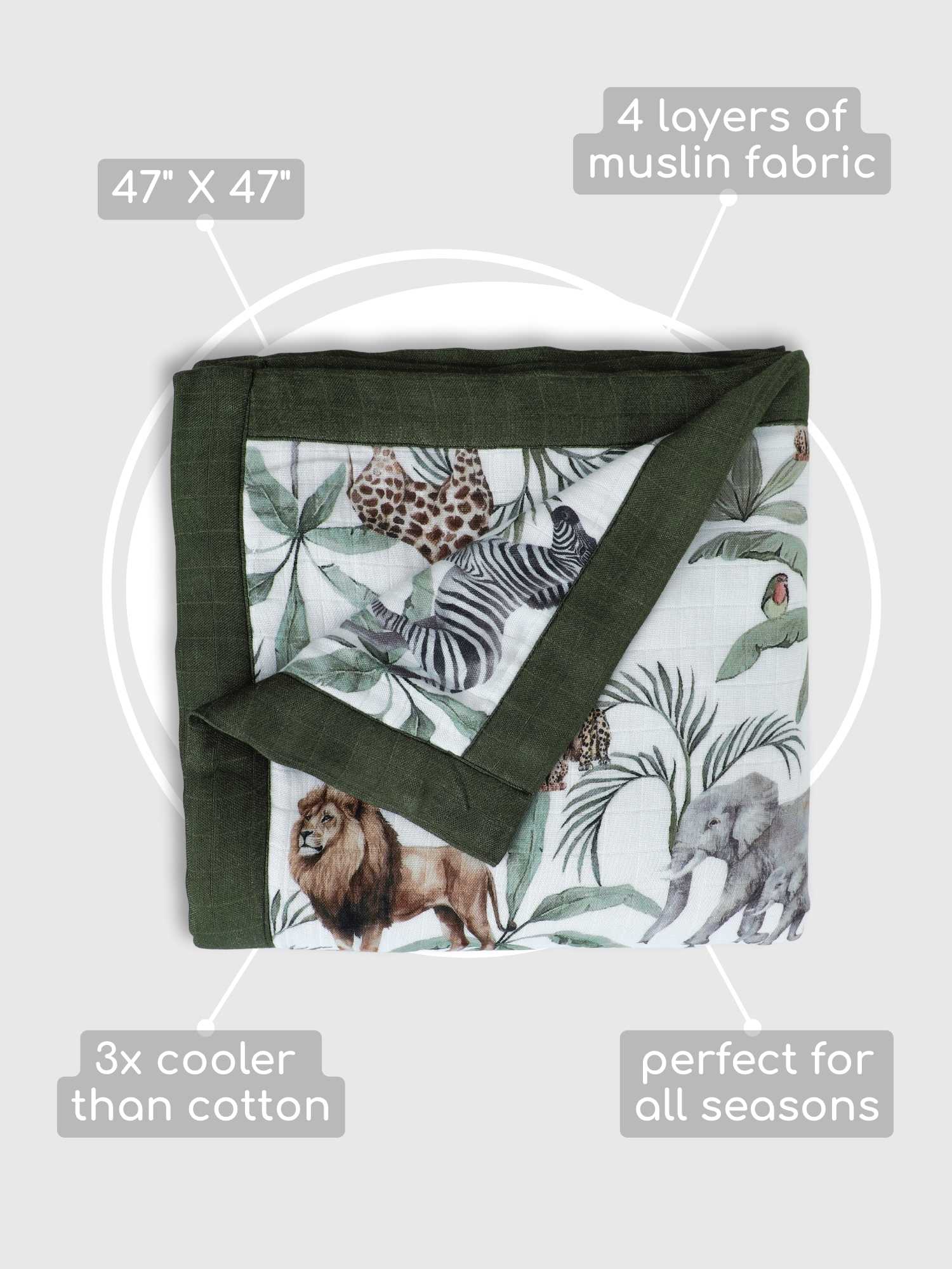 bamboo muslin baby blanket