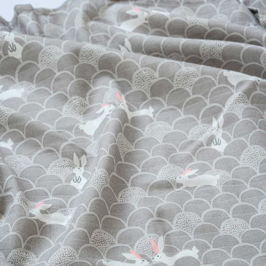 bamboo muslin swaddle - abstract world