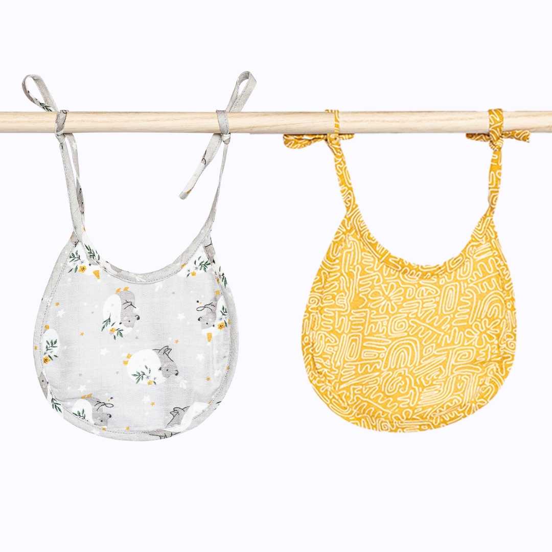 bamboo terry bib pack of 2