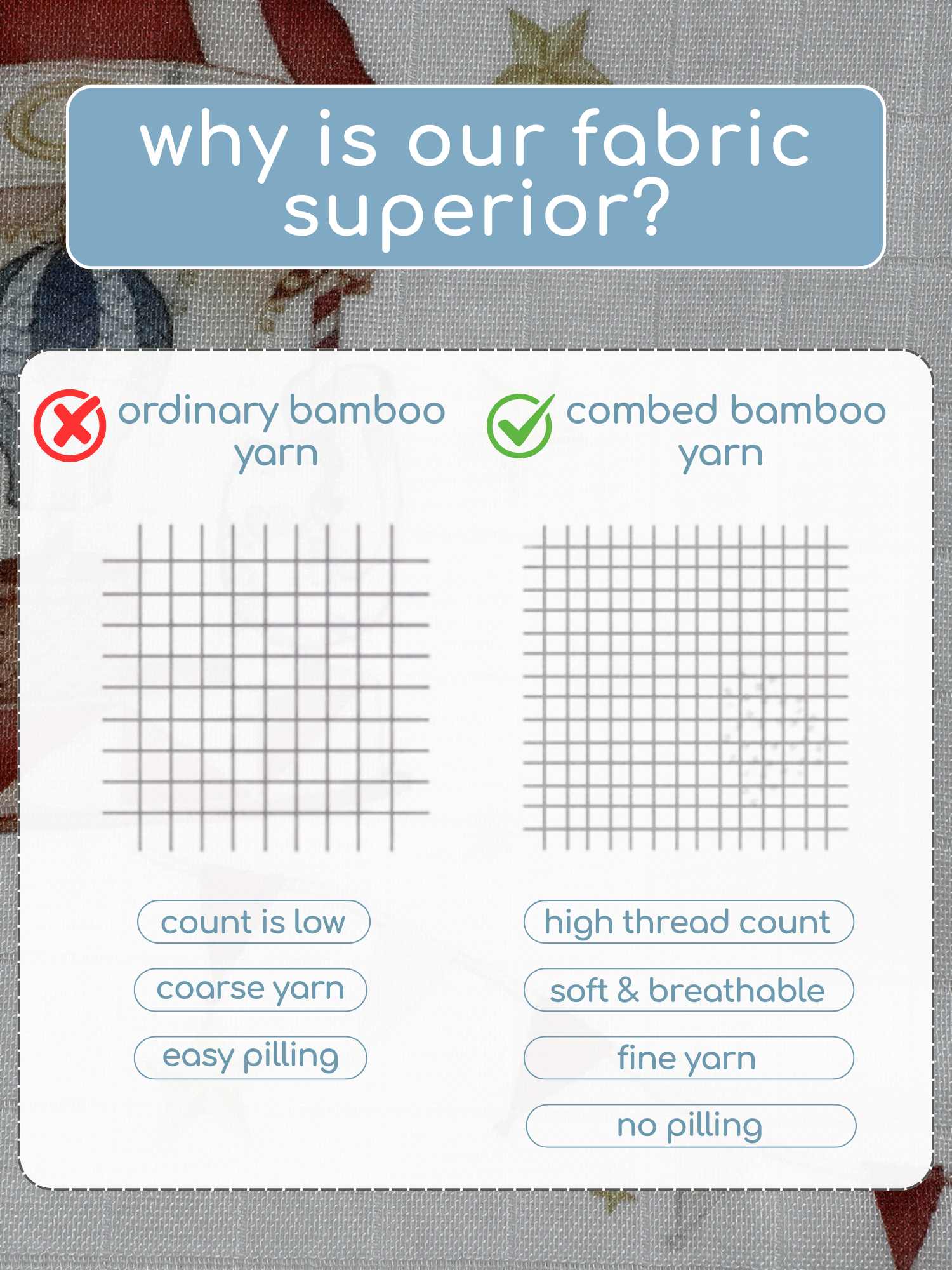 bamboo blanket & swaddle set- christmas collection