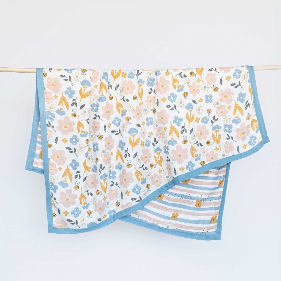 bamboo blanket & swaddle set
