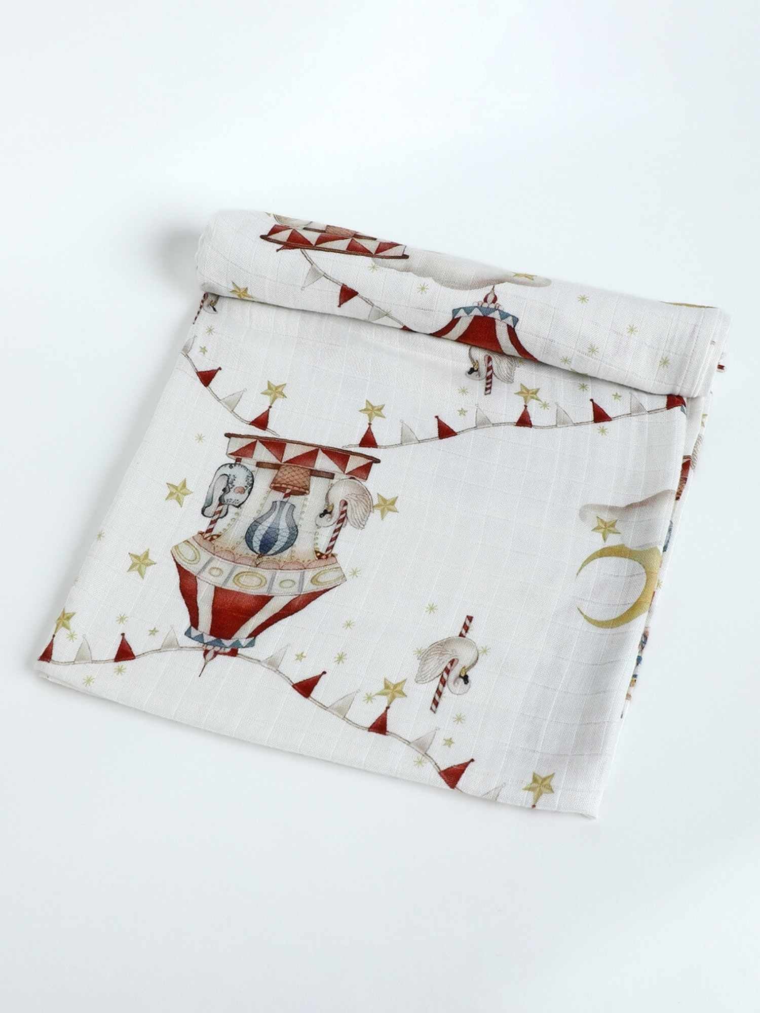 bamboo muslin swaddle - christmas collection