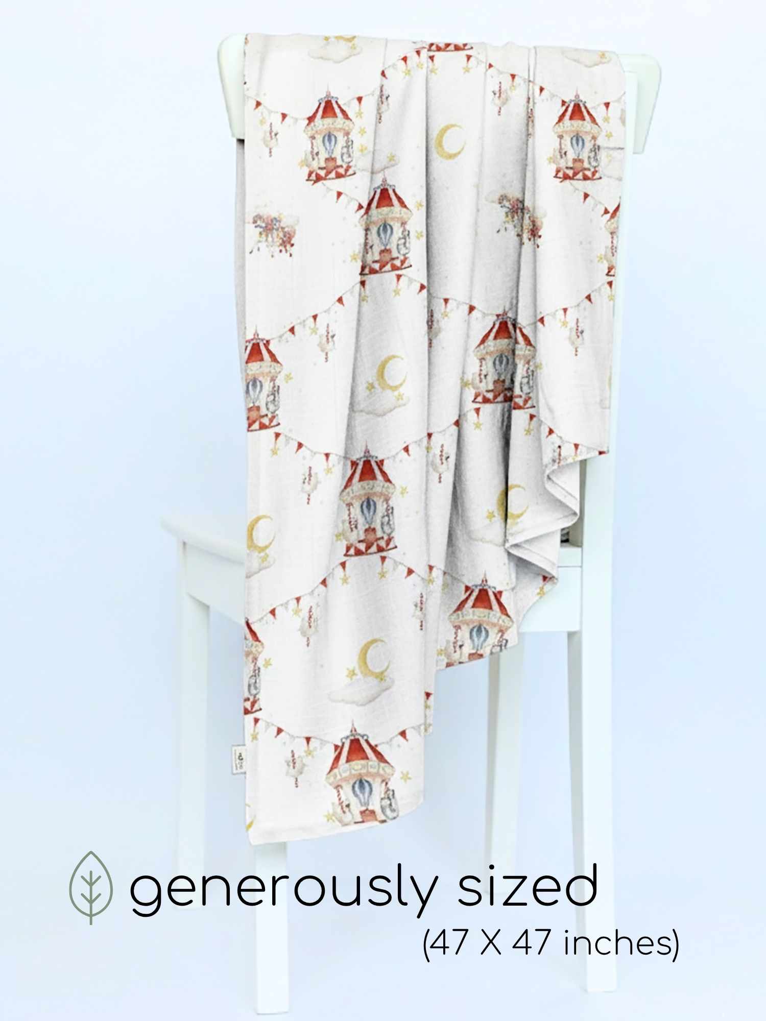 bamboo muslin swaddle - christmas collection