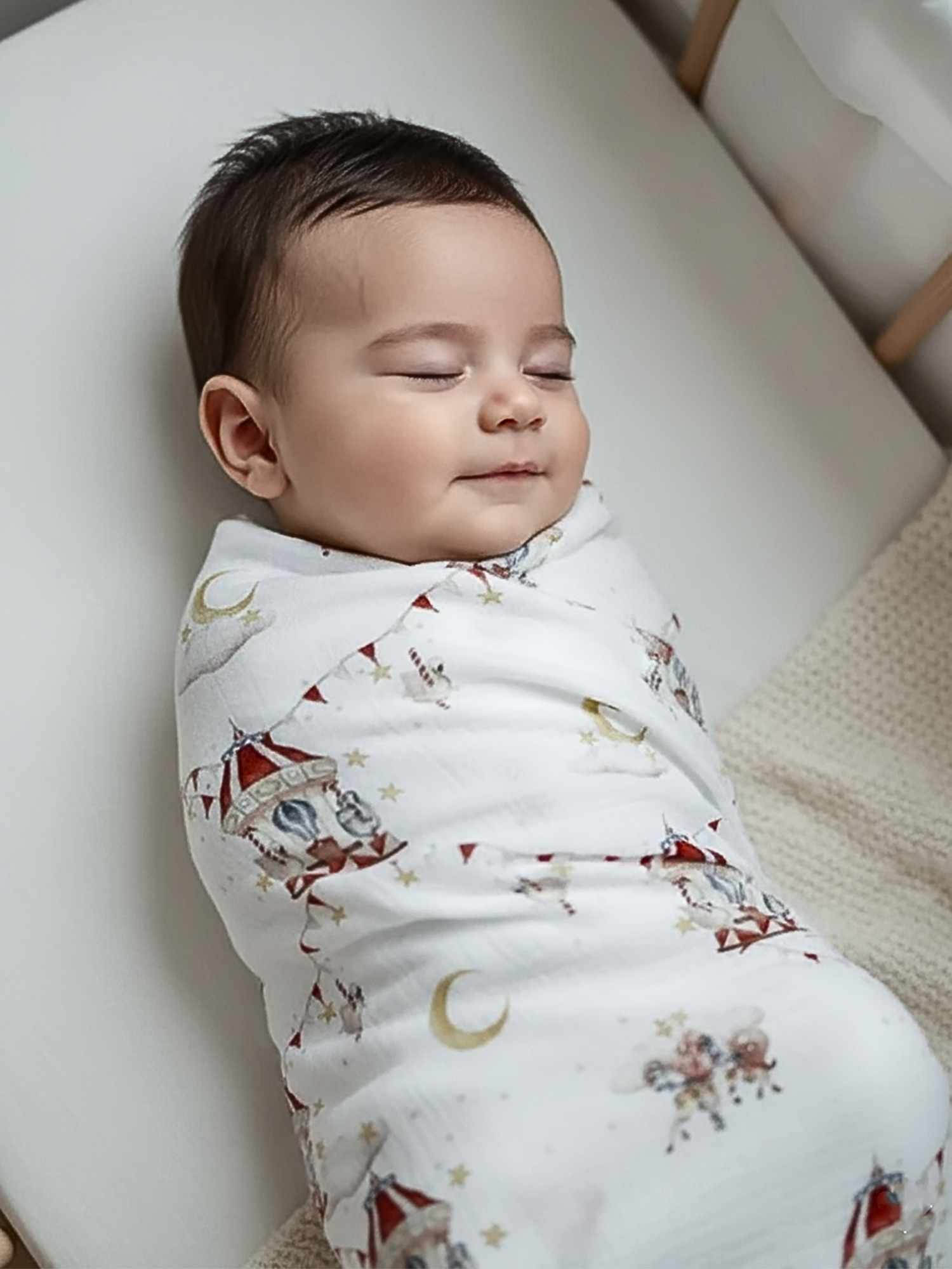 bamboo muslin swaddle - christmas collection