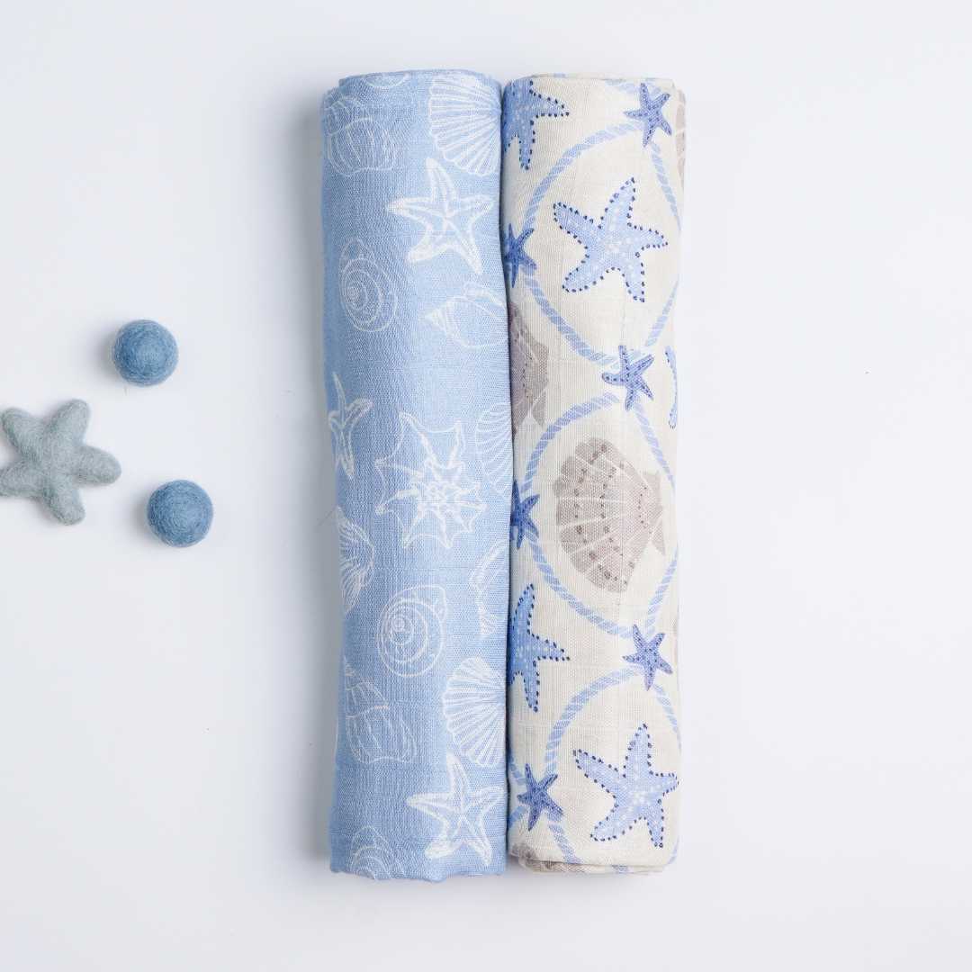 bamboo muslin swaddle pack of 2