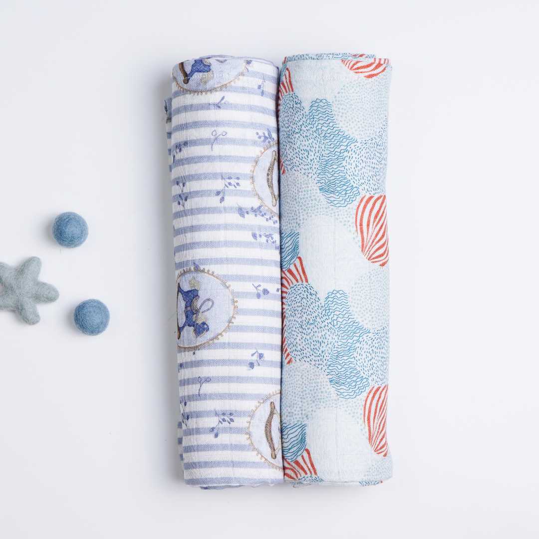bamboo muslin swaddle pack of 2