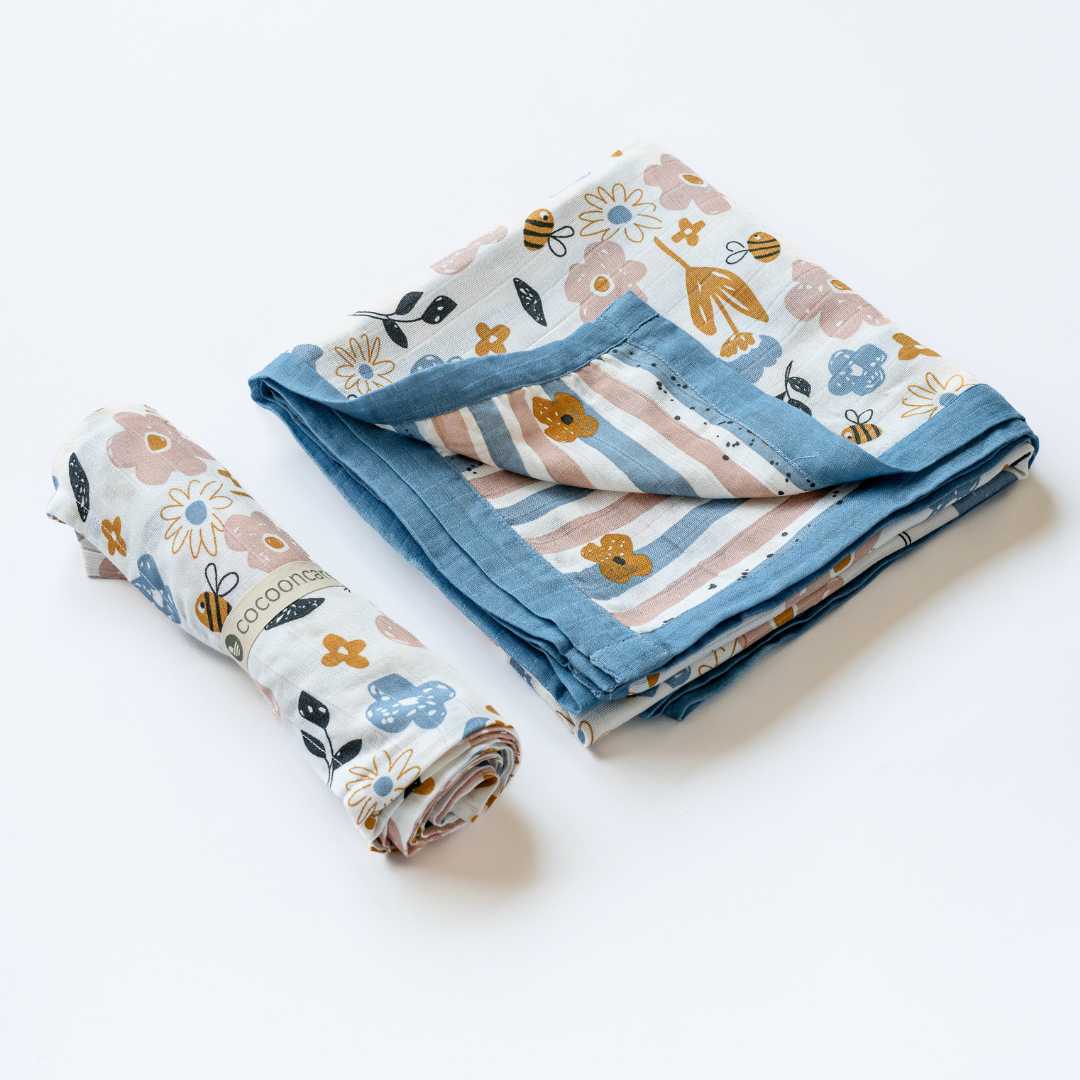 bamboo blanket & swaddle set