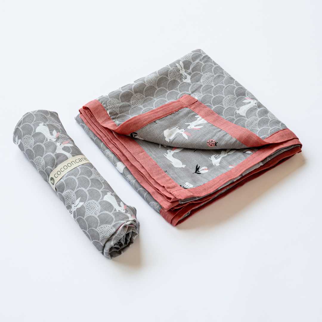 bamboo blanket & swaddle set