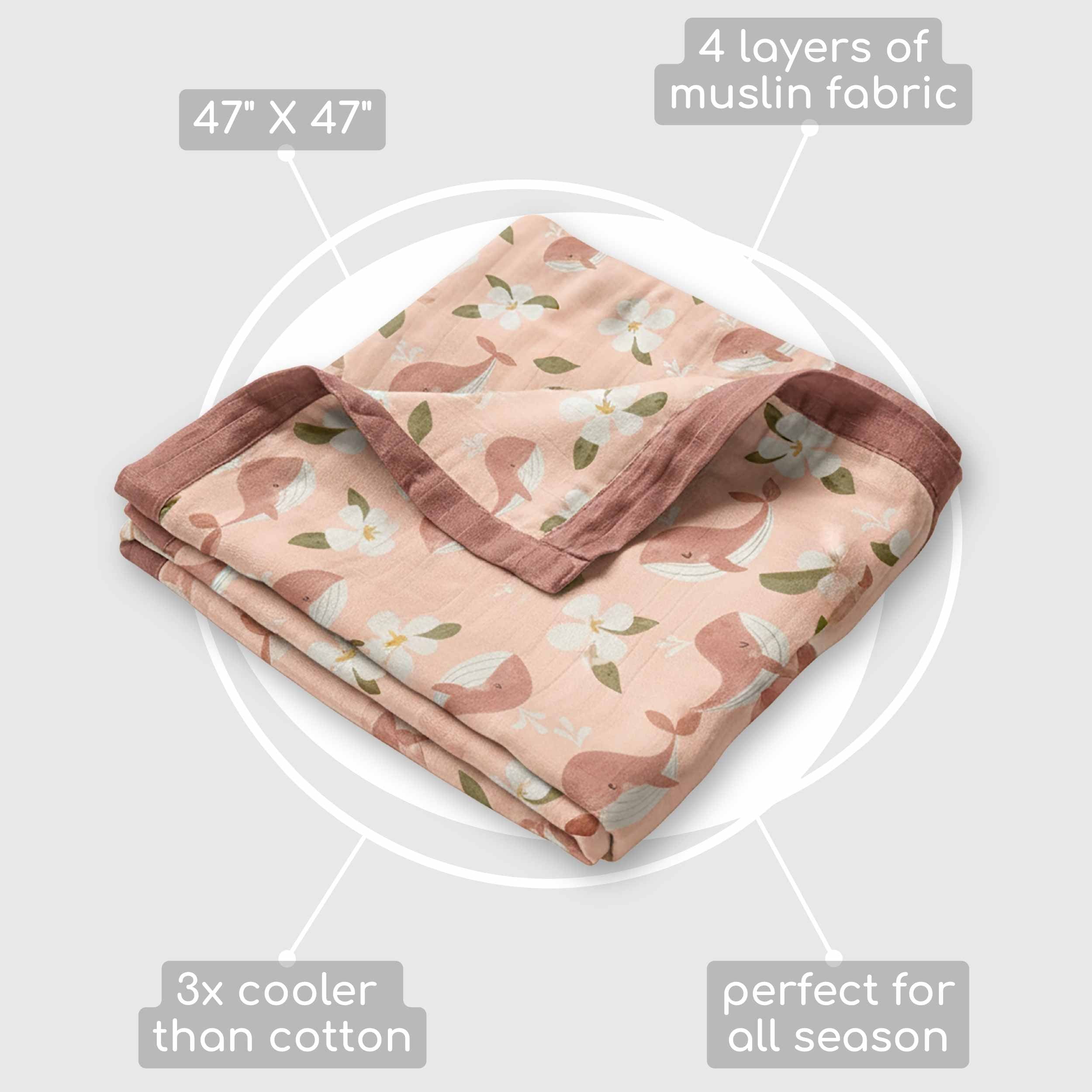 bamboo muslin baby blanket