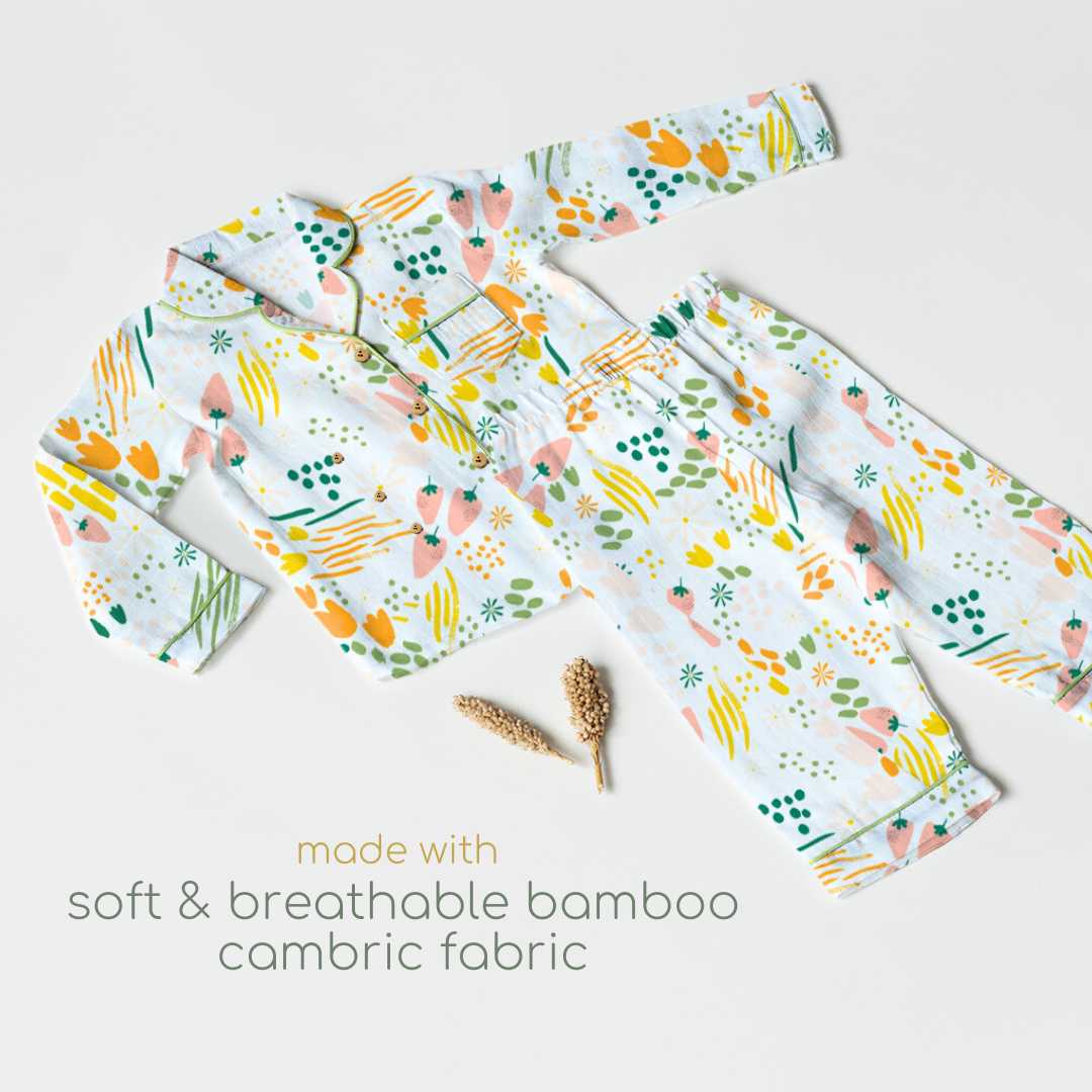 bamboo cambric nightsuit set