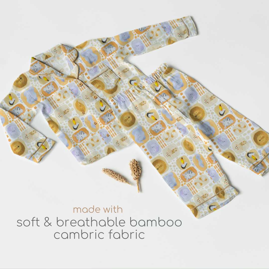 bamboo cambric nightsuit set