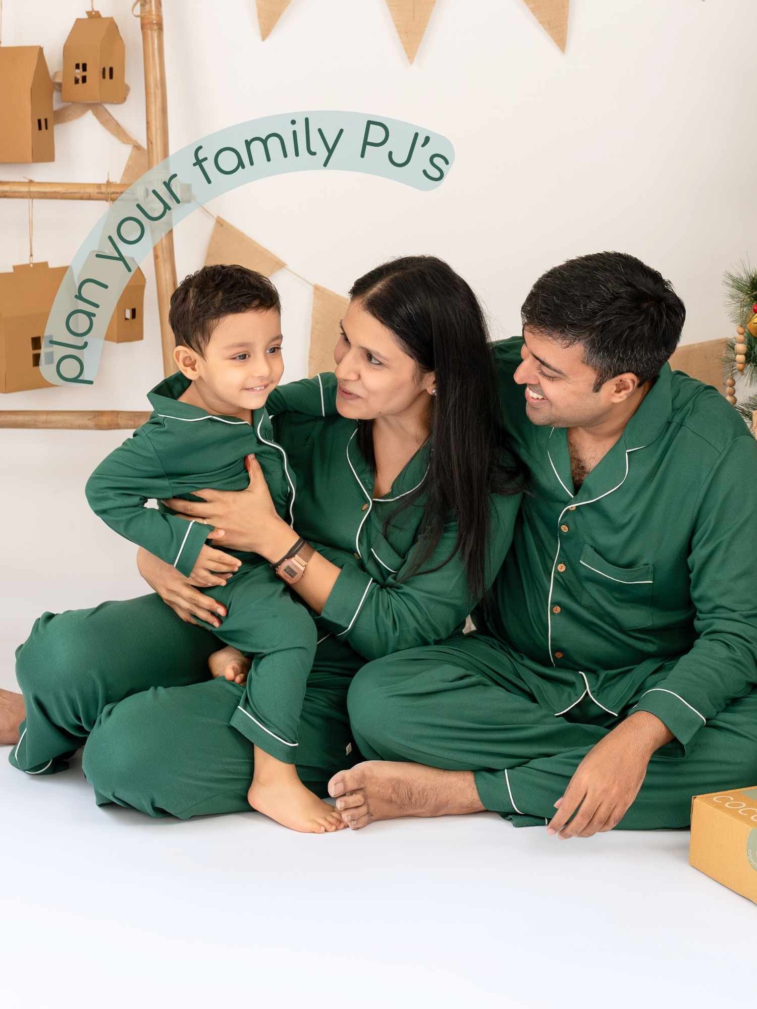 bamboo women's knit pyjamas - christmas collection