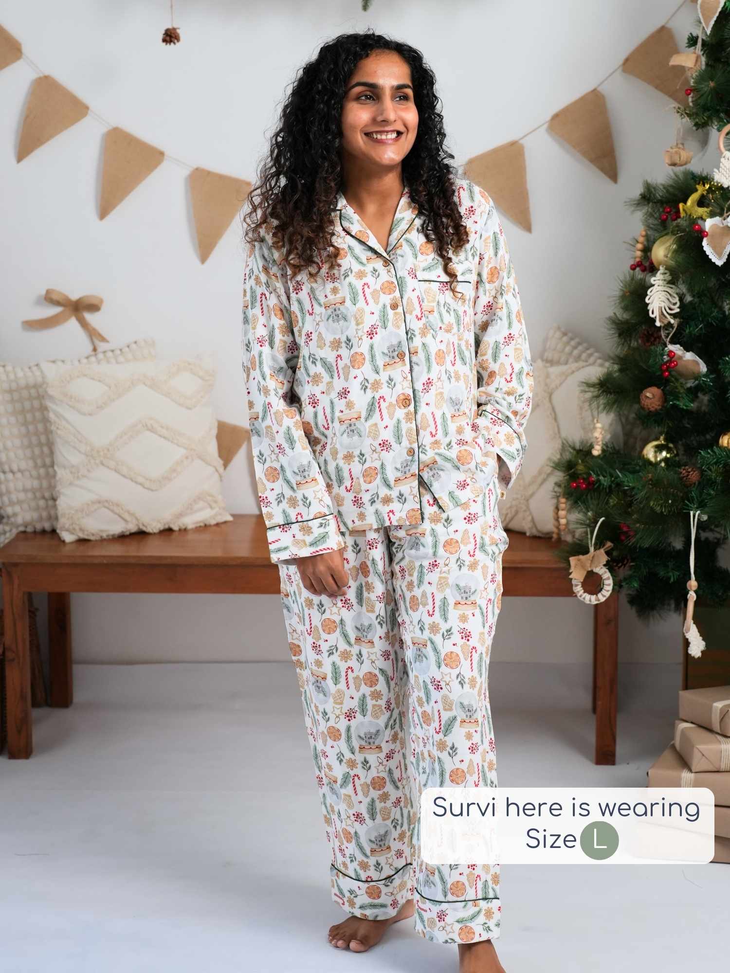 women's bamboo muslin matching family pajamas