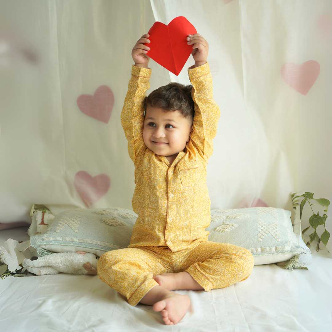 bamboo muslin nightsuit set
