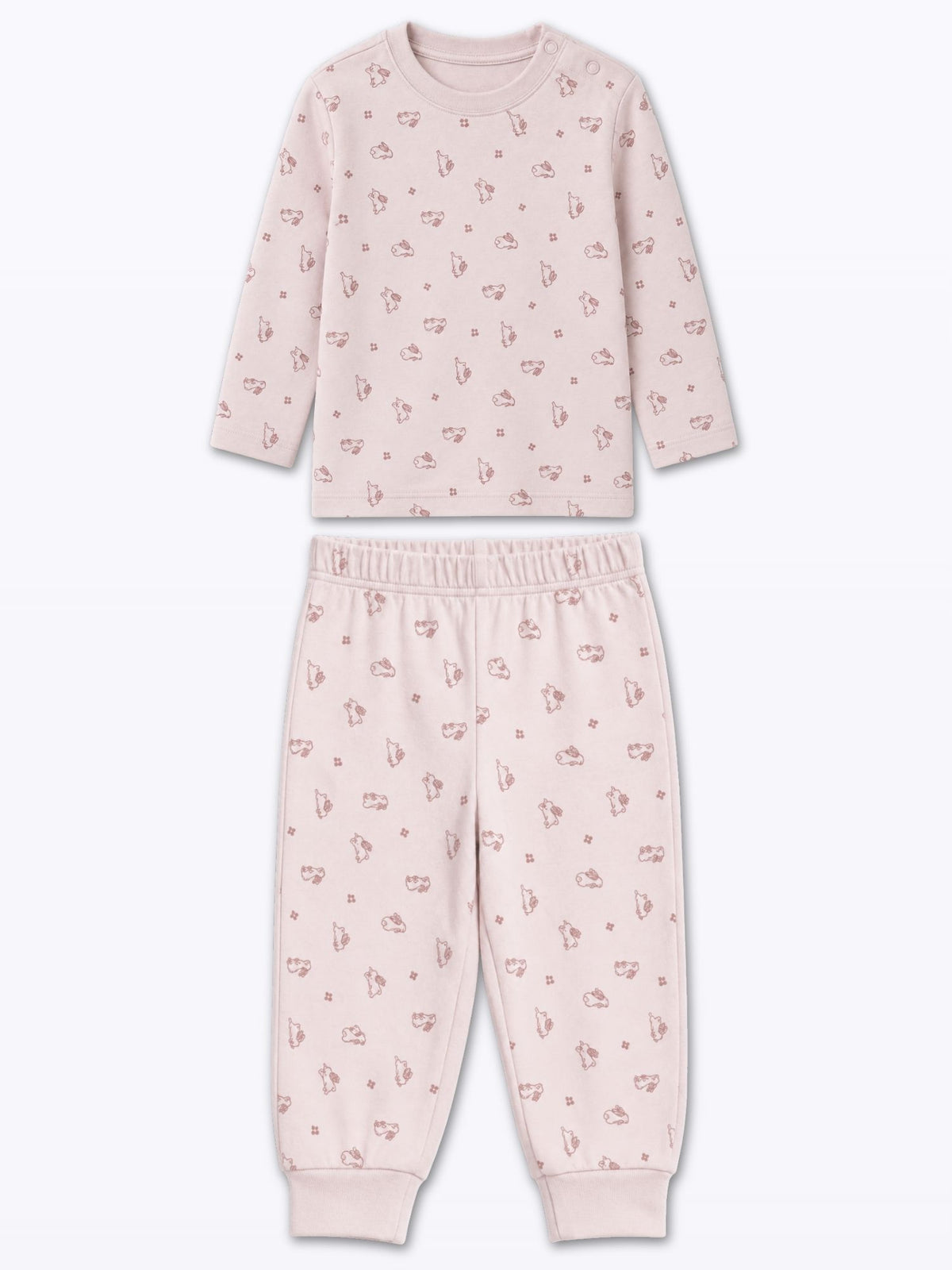 bamboo knit long sleeve top & bottom set | 3 pairs