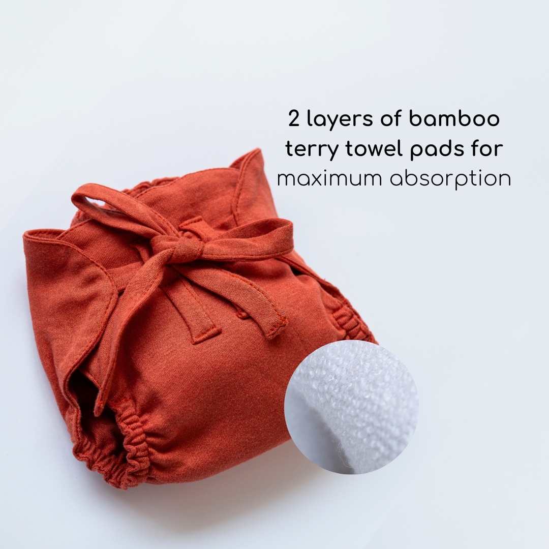 bamboo knit cloth nappy